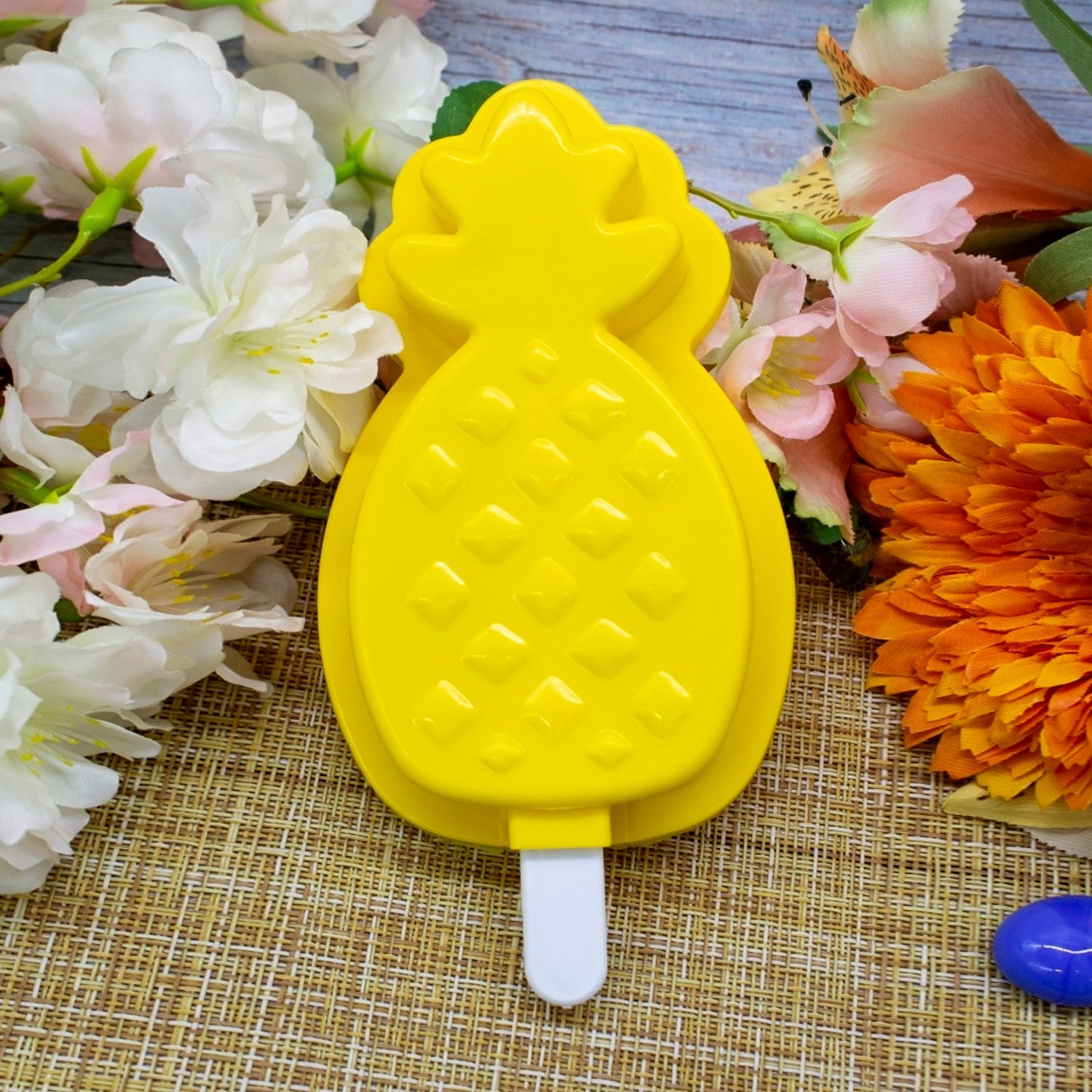 7171 Durable Pineapple Shape Ice Candy Cream Mould Silicone Popsicle Mold Ice Pop DIY Kitchen Tool Ice Molds DeoDap 7171 Durable Pineapple Shape Ice Candy Cream Mould Silicone Popsicle Mold Ice Pop DIY Kitchen Tool Ice Molds DeoDap